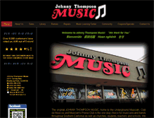 Tablet Screenshot of johnnythompsonmusic.com